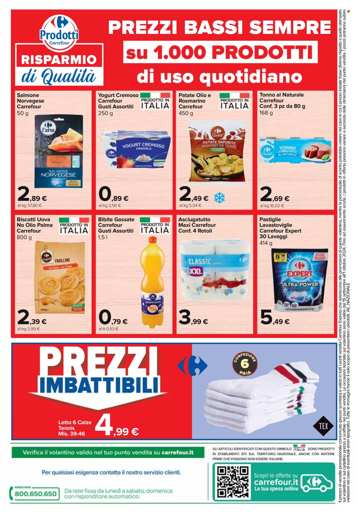 Volantino Carrefour - 19/9/2024 - 1/10/2024. Pagina 26