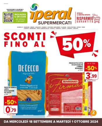 Volantino Iperal - 18/9/2024 - 1/10/2024.