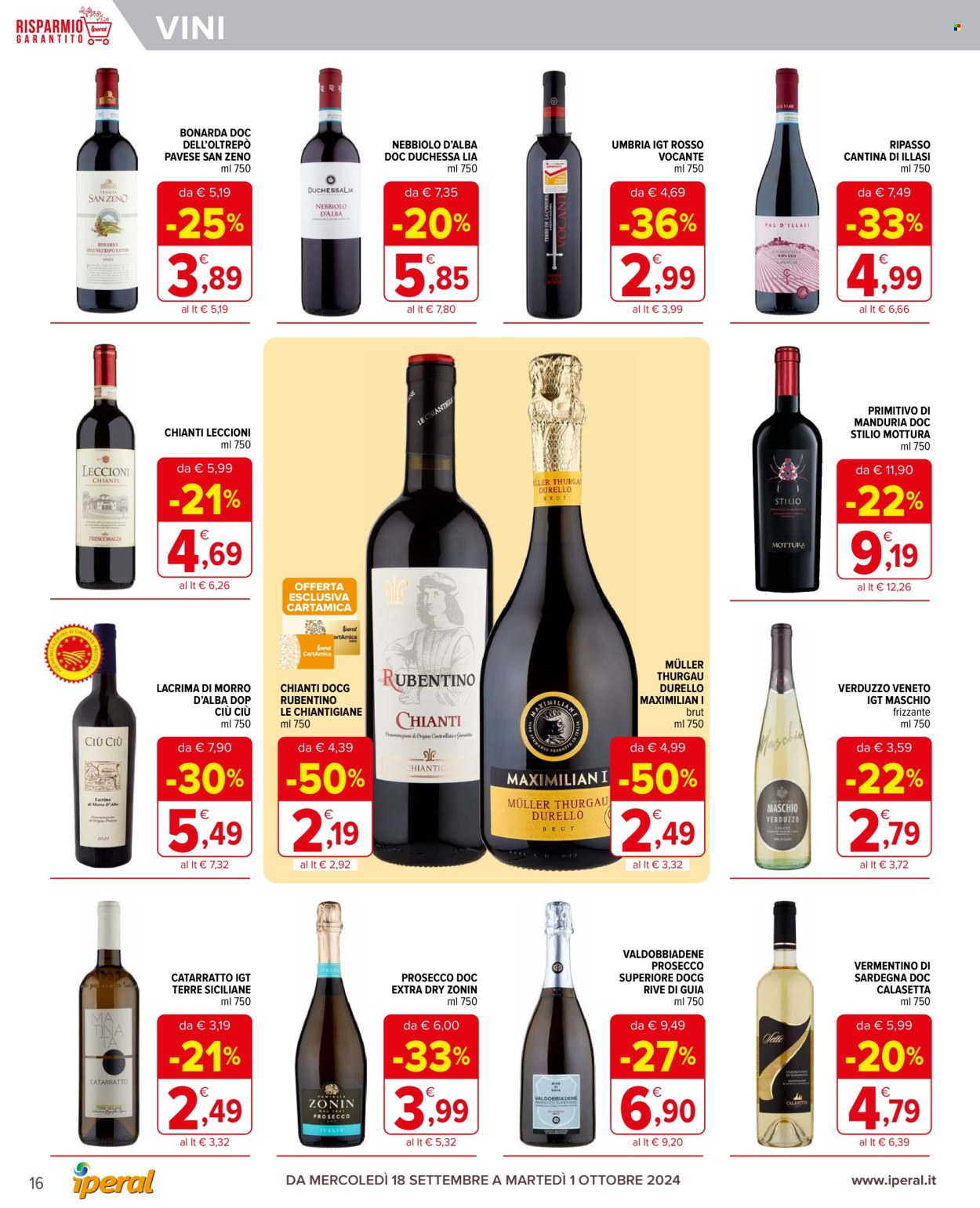 Volantino Iperal - 18/9/2024 - 1/10/2024. Pagina 16