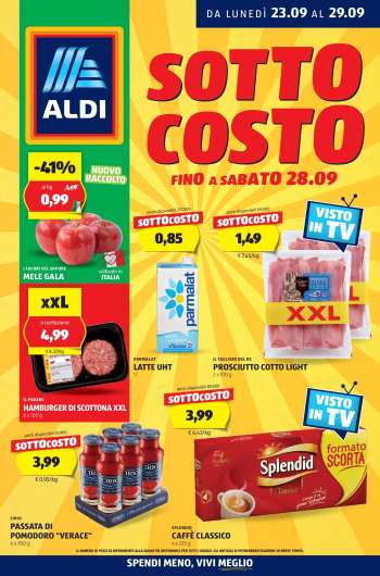 Volantino Aldi - 23/9/2024 - 29/9/2024.