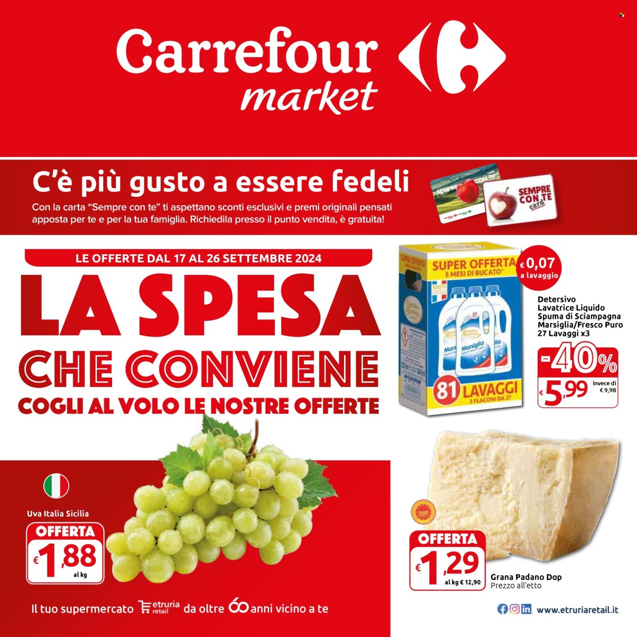 Leták Carrefour - 17.9.2024 - 26.9.2024. Strana 1