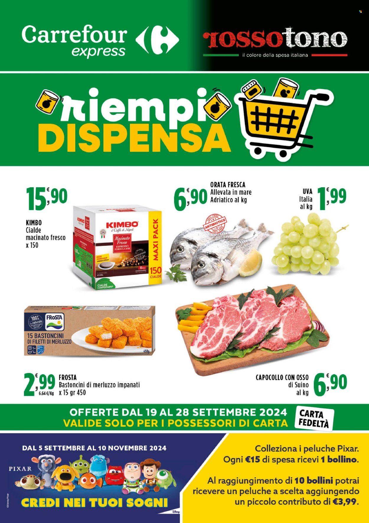 Volantino Carrefour - 19/9/2024 - 28/9/2024. Pagina 1