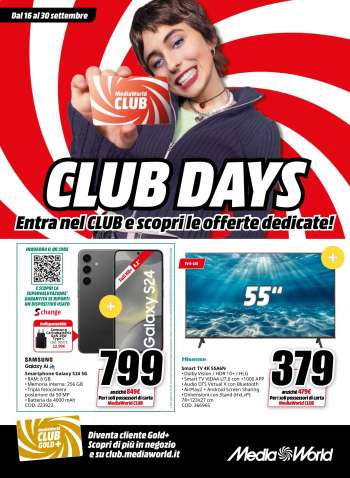 Volantino MediaWorld - 16/9/2024 - 30/9/2024.