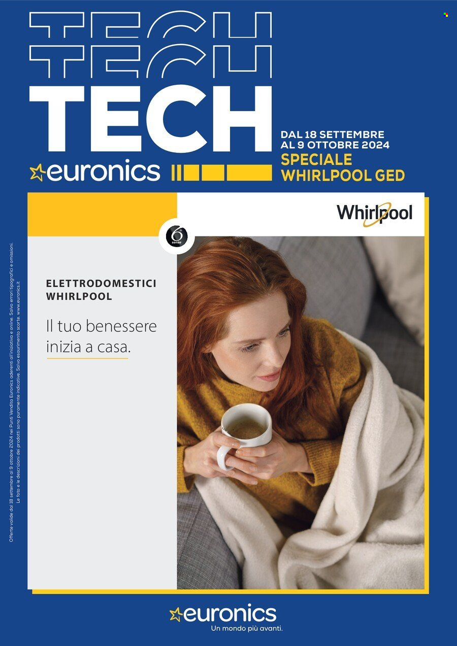 Volantino Euronics - 18/9/2024 - 9/10/2024. Pagina 1