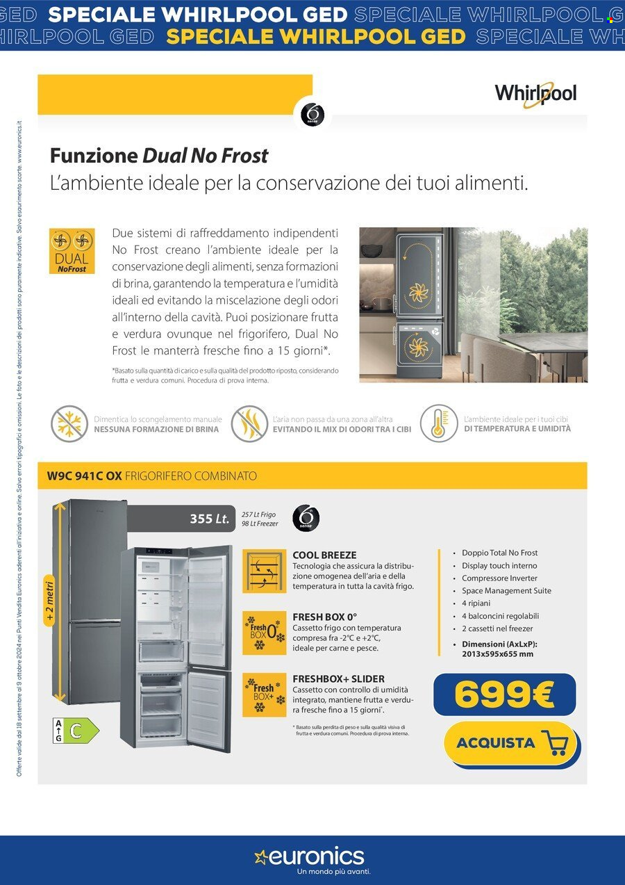 Volantino Euronics - 18/9/2024 - 9/10/2024. Pagina 7