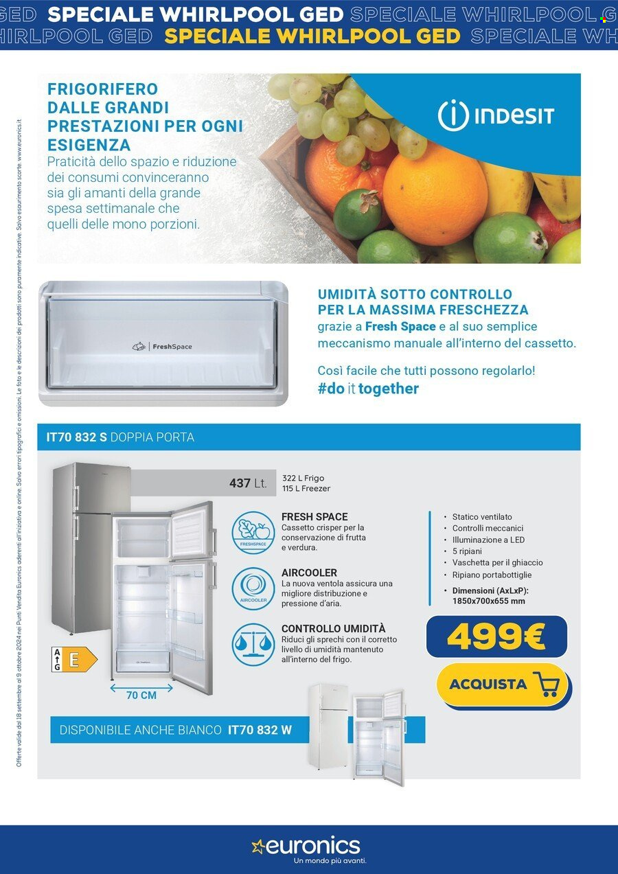 Volantino Euronics - 18/9/2024 - 9/10/2024. Pagina 20