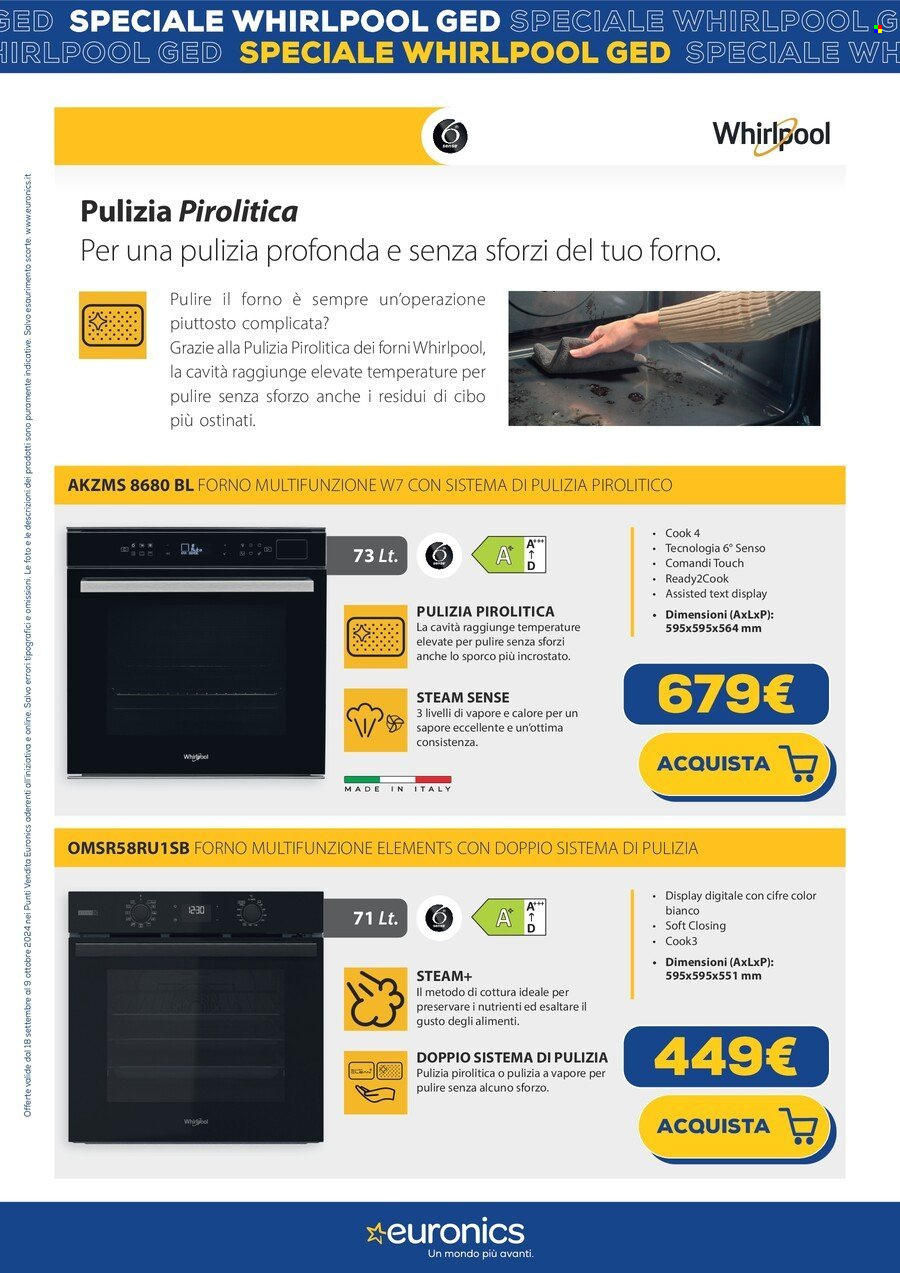 Volantino Euronics - 18/9/2024 - 9/10/2024. Pagina 23