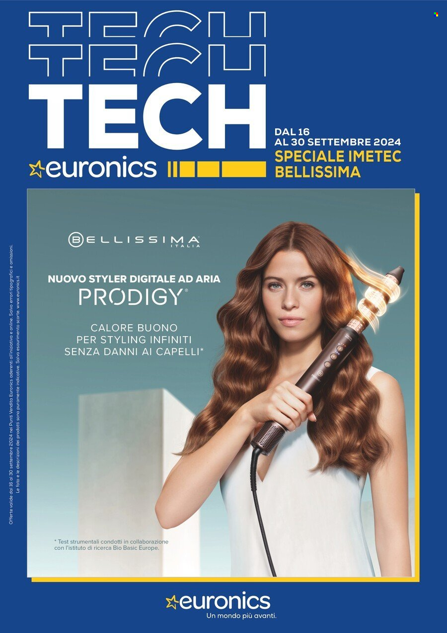 Volantino Euronics - 16/9/2024 - 30/9/2024. Pagina 1