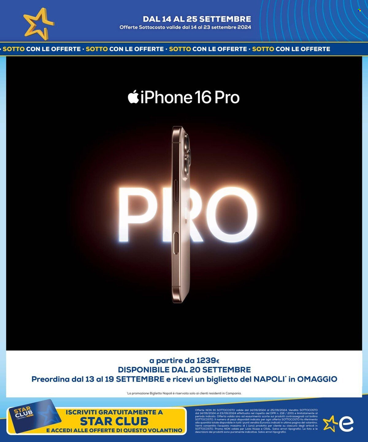 Volantino Euronics - 14/9/2024 - 25/9/2024. Pagina 11