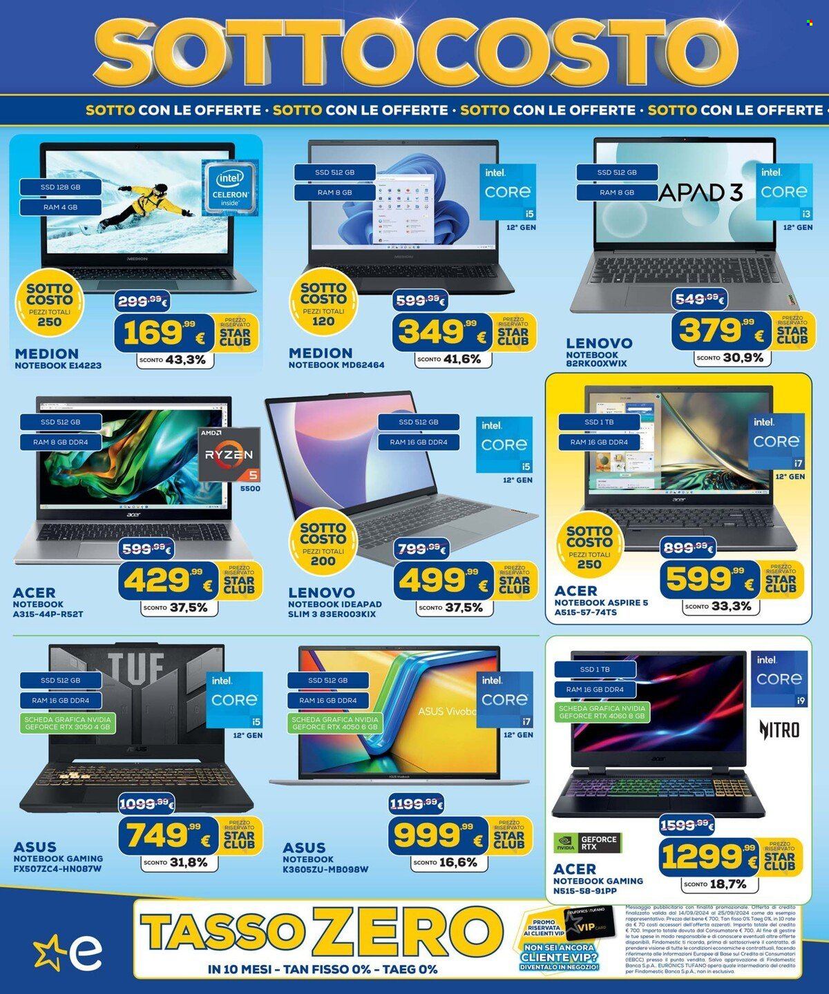 Volantino Euronics - 14/9/2024 - 25/9/2024. Pagina 12