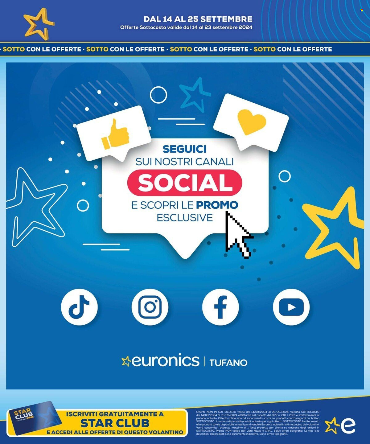 Volantino Euronics - 14/9/2024 - 25/9/2024. Pagina 17