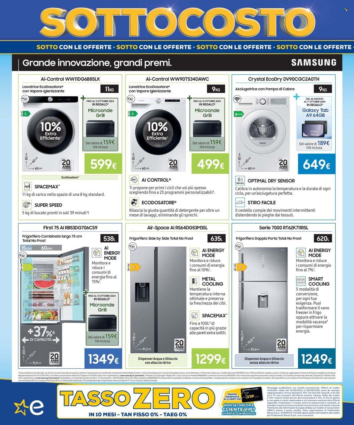 Volantino Euronics - 14/9/2024 - 25/9/2024. Pagina 24