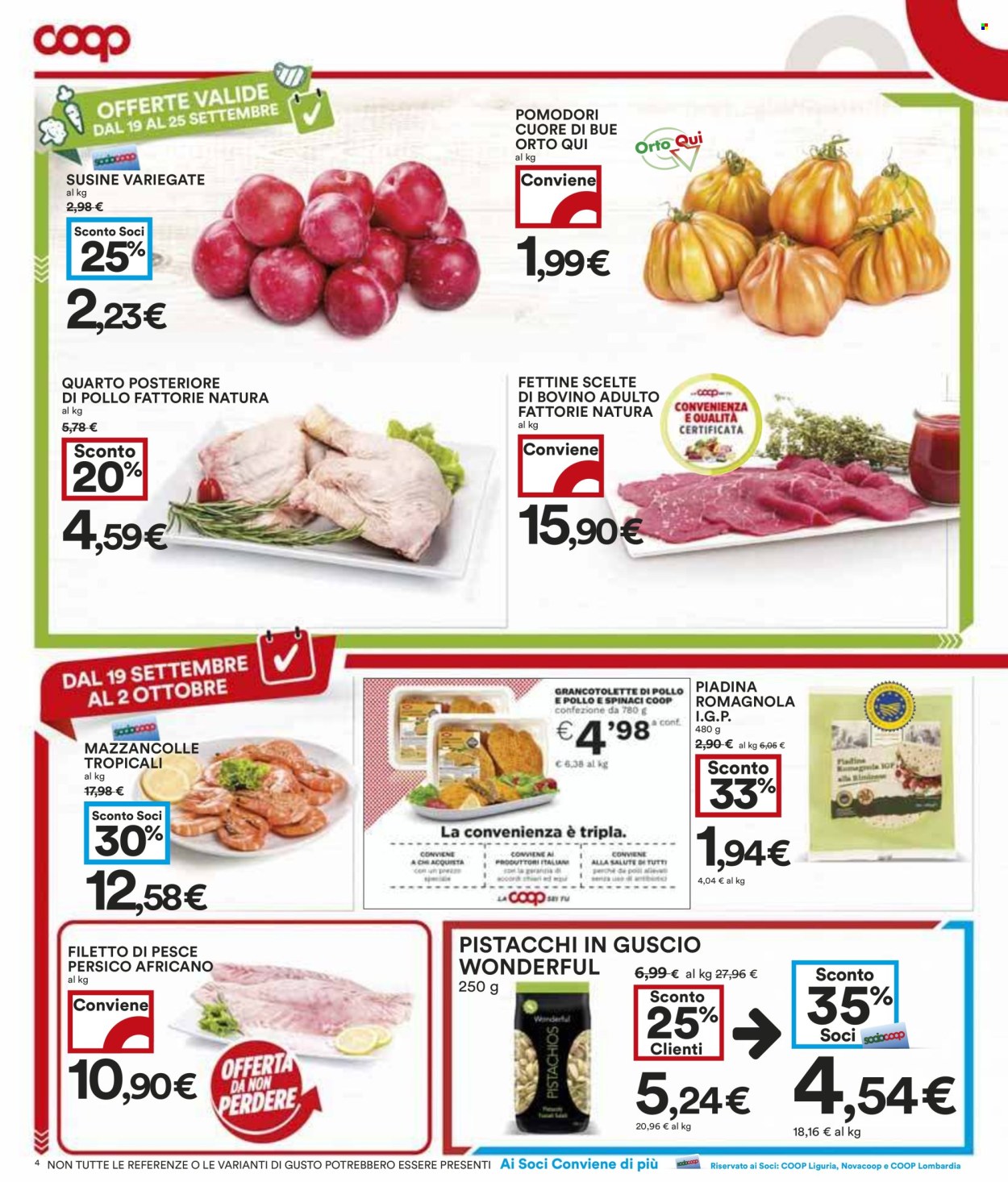 Leták Coop - 19.9.2024 - 2.10.2024. Strana 4