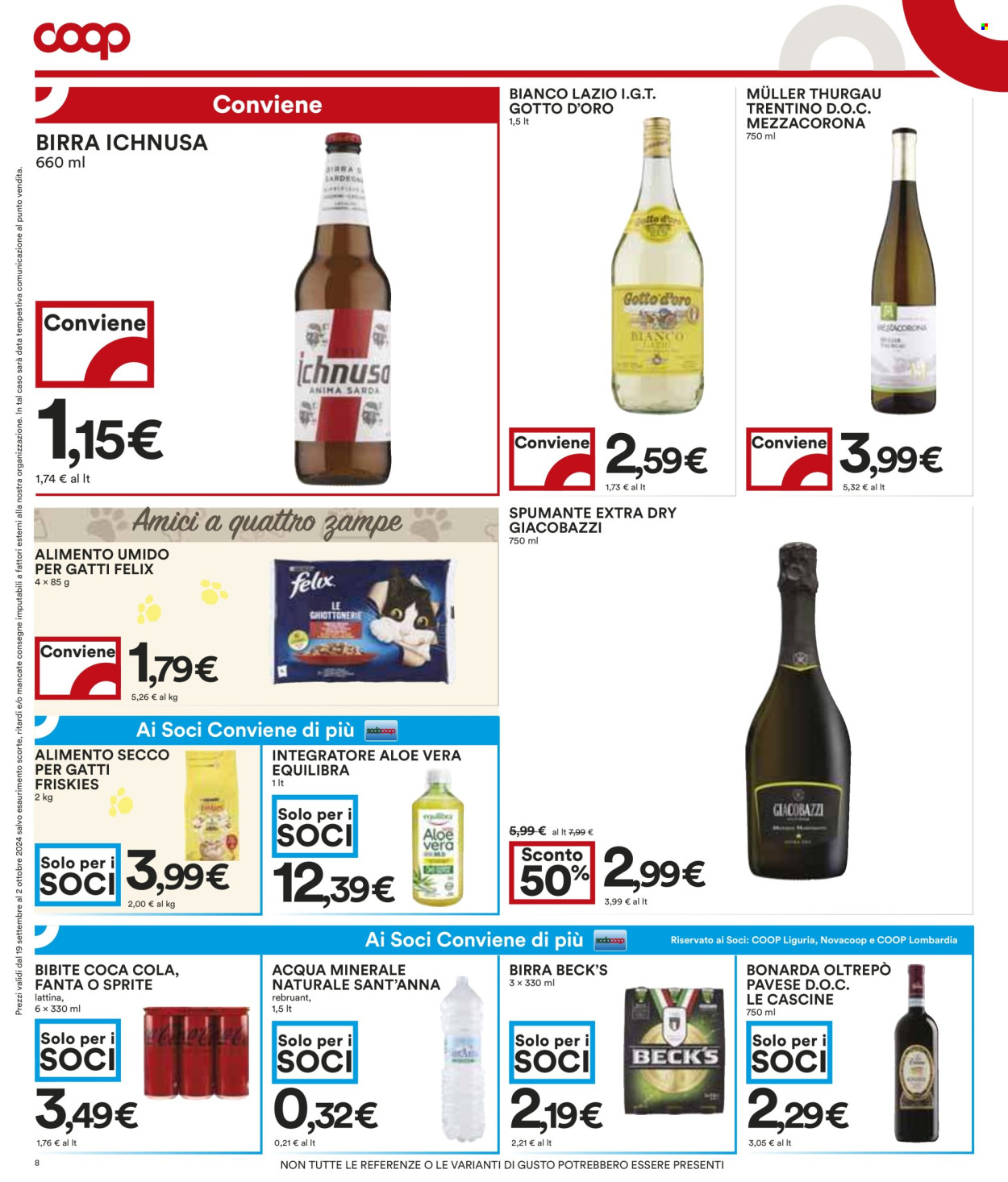 Volantino Coop - 19/9/2024 - 2/10/2024. Pagina 8