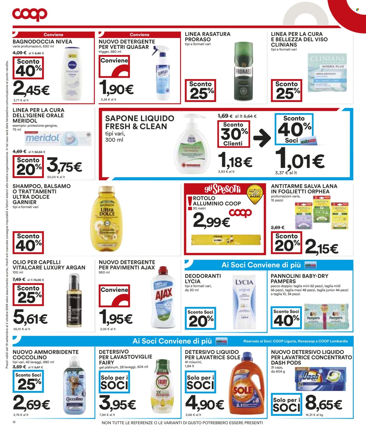 Leták Coop - 19.9.2024 - 2.10.2024. Strana 12