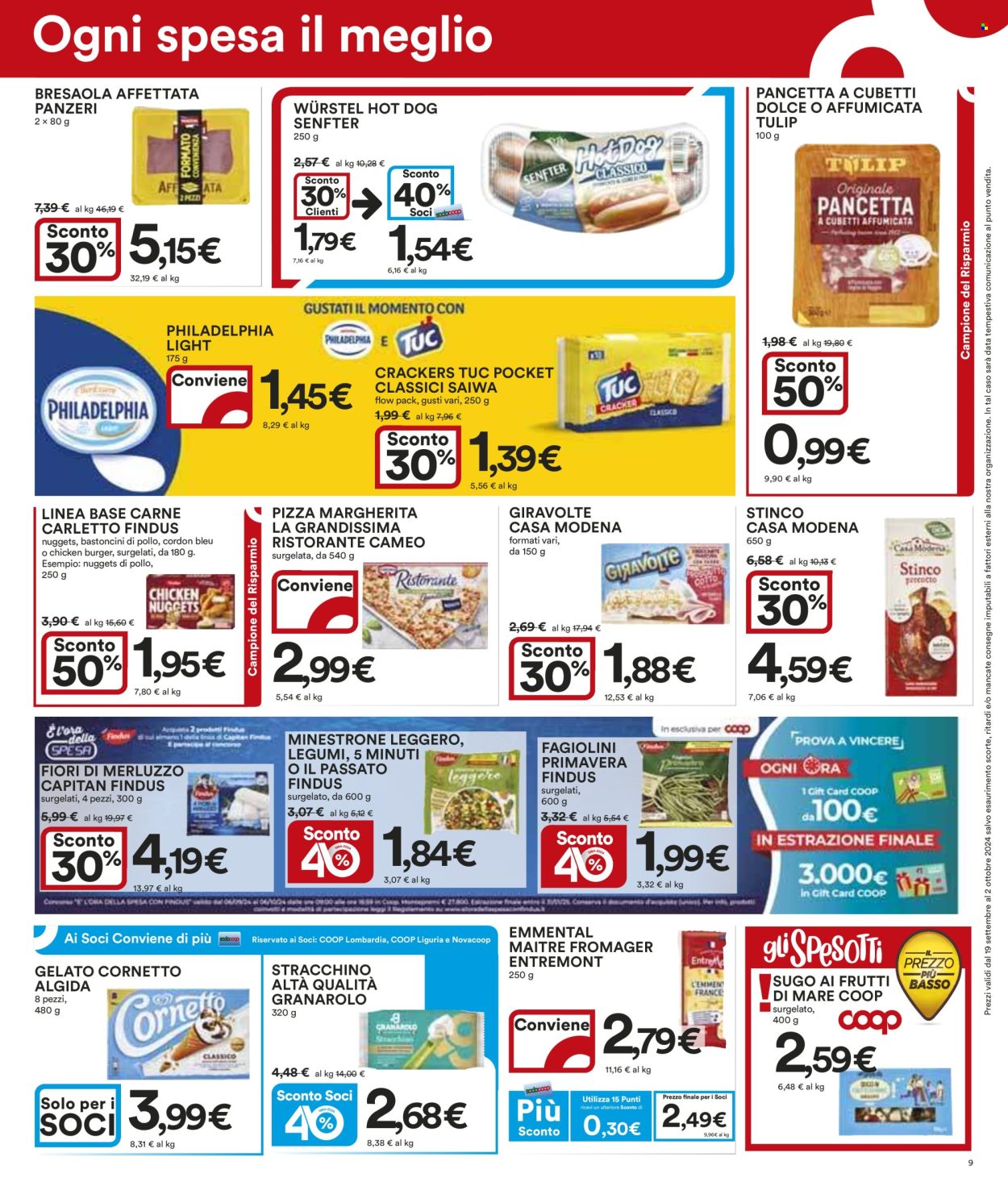Leták Coop - 19.9.2024 - 2.10.2024. Strana 9