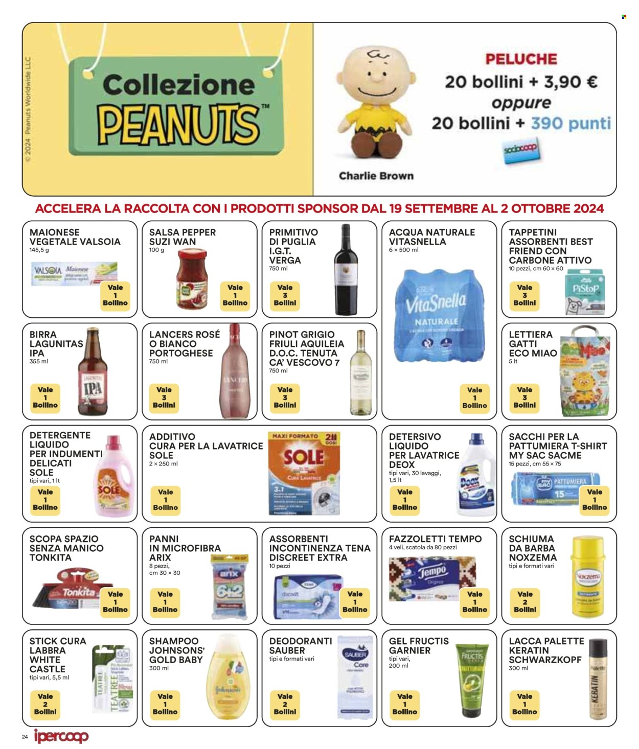 Leták Coop - 19.9.2024 - 2.10.2024. Strana 24