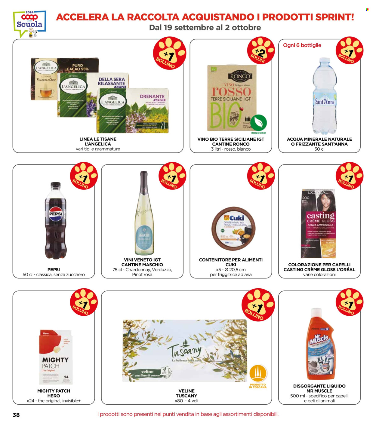 Leták Coop - 19.9.2024 - 2.10.2024. Strana 38