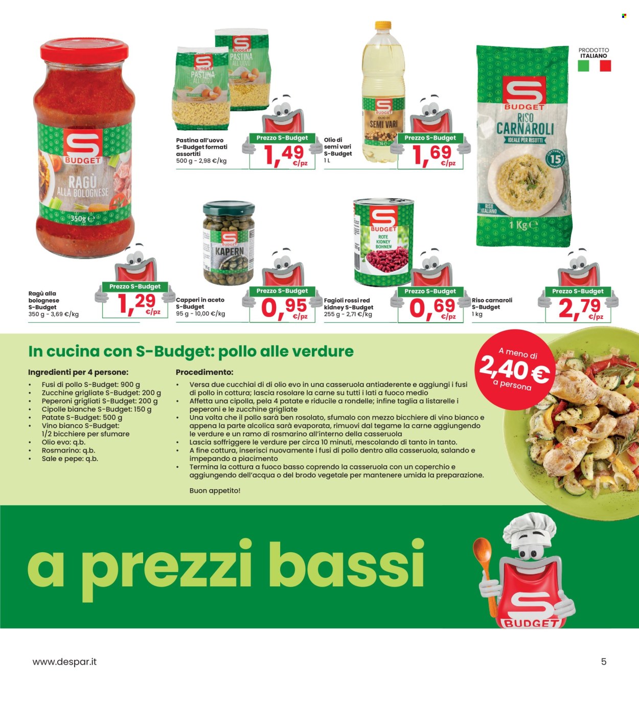 Volantino Eurospar - 19/9/2024 - 16/10/2024. Pagina 5
