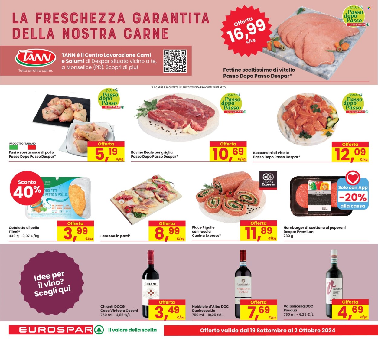 Volantino Eurospar - 19/9/2024 - 2/10/2024. Pagina 8