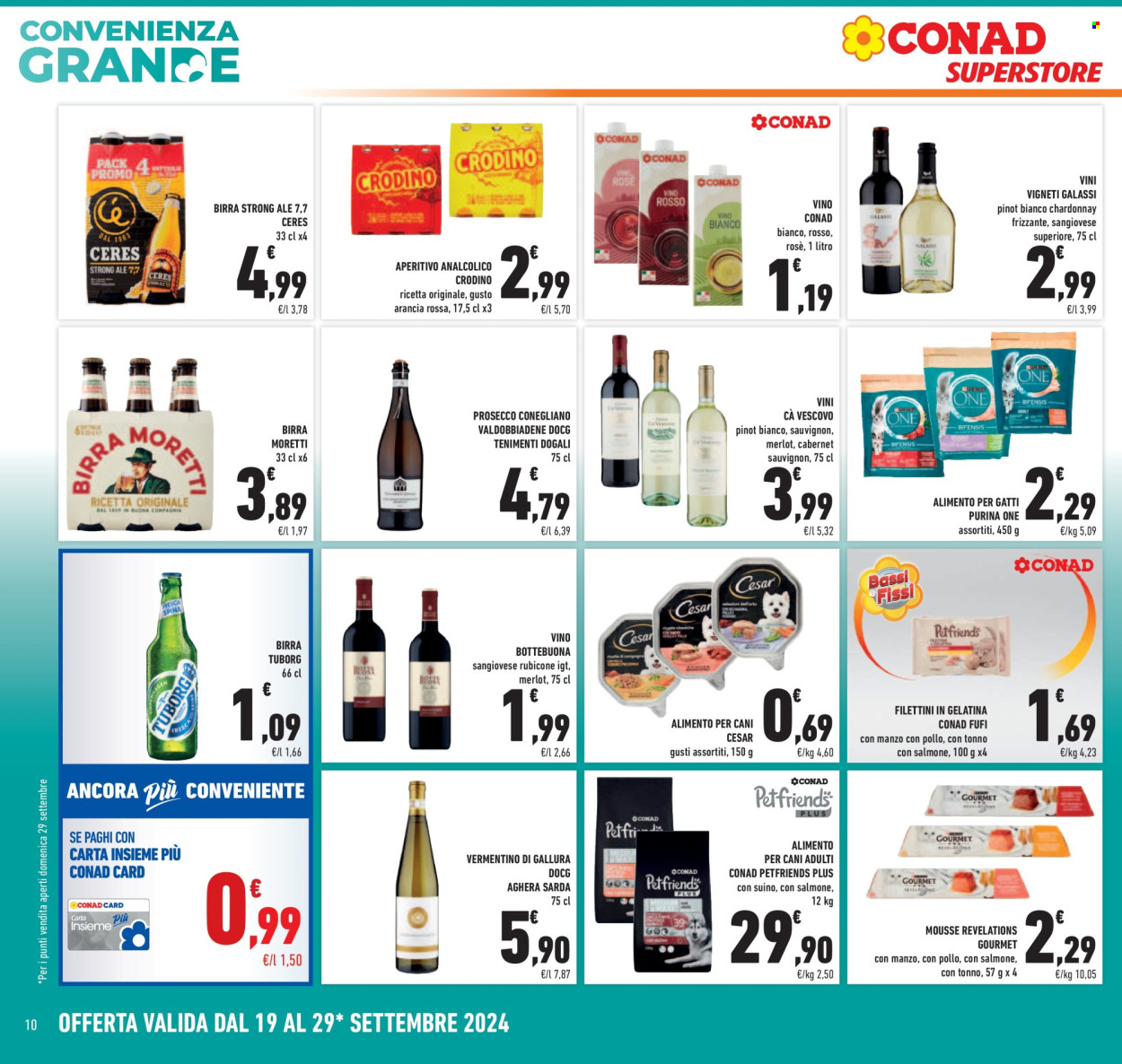 Volantino Conad Superstore - 19/9/2024 - 29/9/2024. Pagina 10