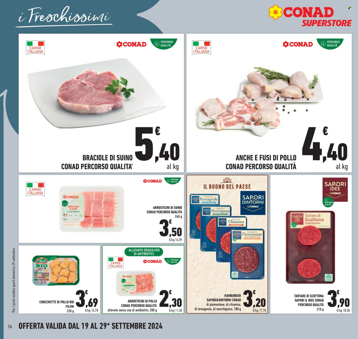 Volantino Conad Superstore - 19/9/2024 - 29/9/2024. Pagina 16
