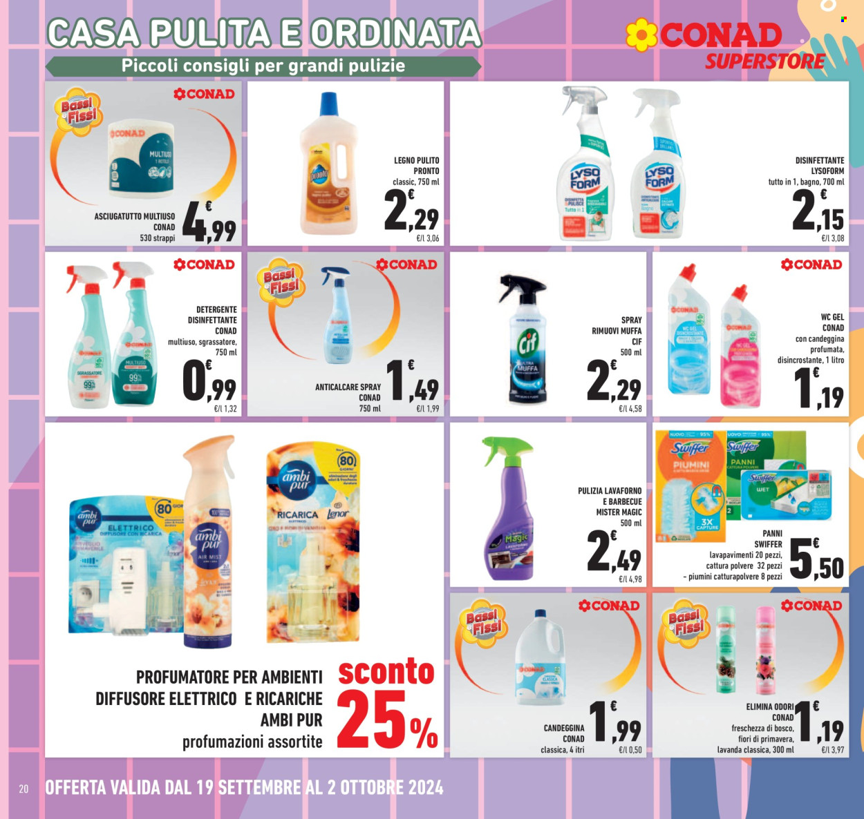 Volantino Conad Superstore - 19/9/2024 - 29/9/2024. Pagina 20
