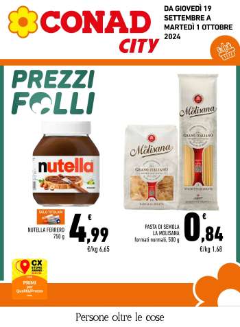 Volantino Conad City - 19/9/2024 - 1/10/2024.