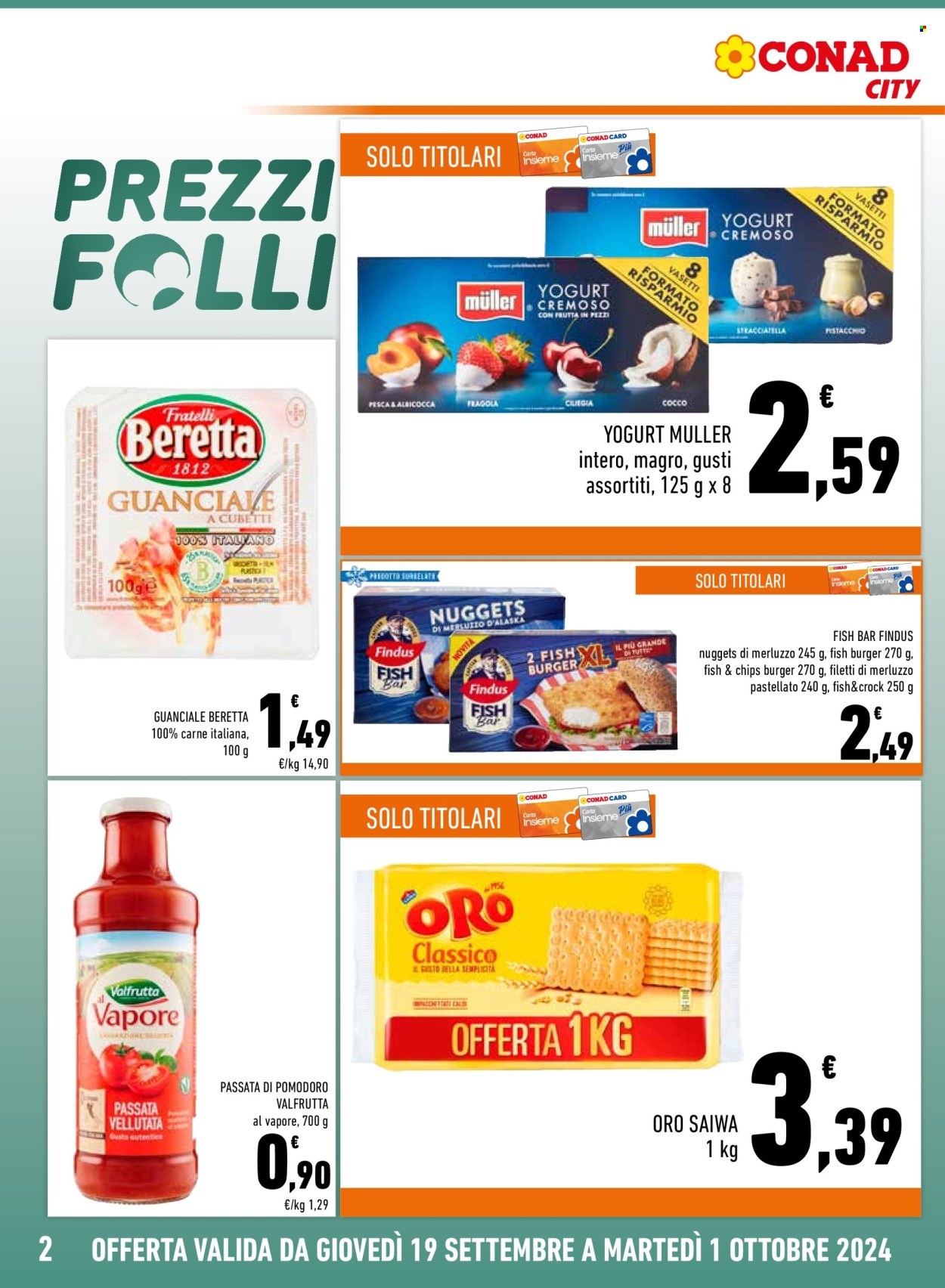 Volantino Conad City - 19/9/2024 - 1/10/2024. Pagina 2