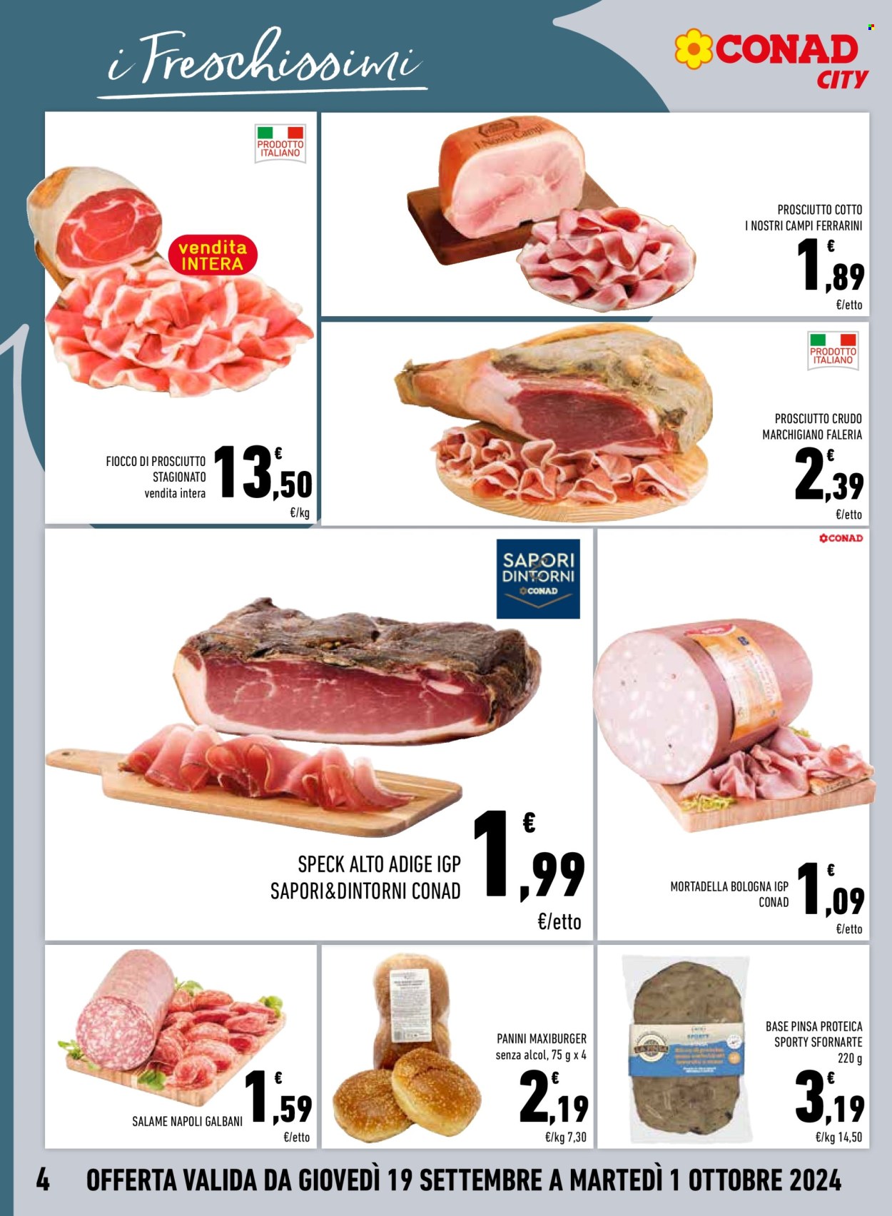 Volantino Conad City - 19/9/2024 - 1/10/2024. Pagina 4