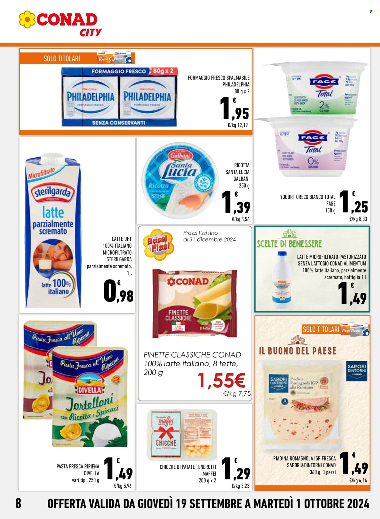 Volantino Conad City - 19/9/2024 - 1/10/2024. Pagina 8