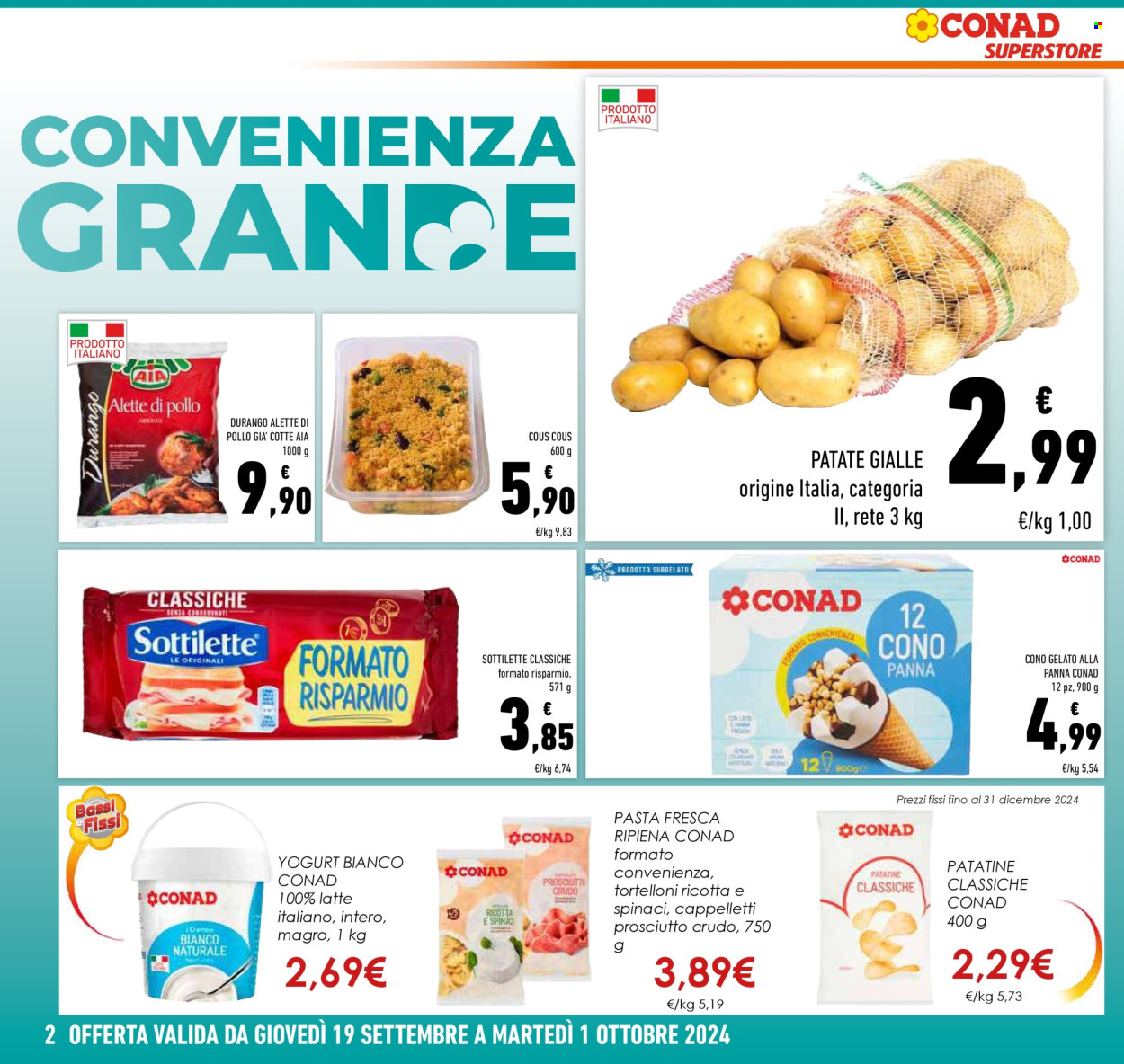 Volantino Conad Superstore - 19/9/2024 - 1/10/2024. Pagina 2
