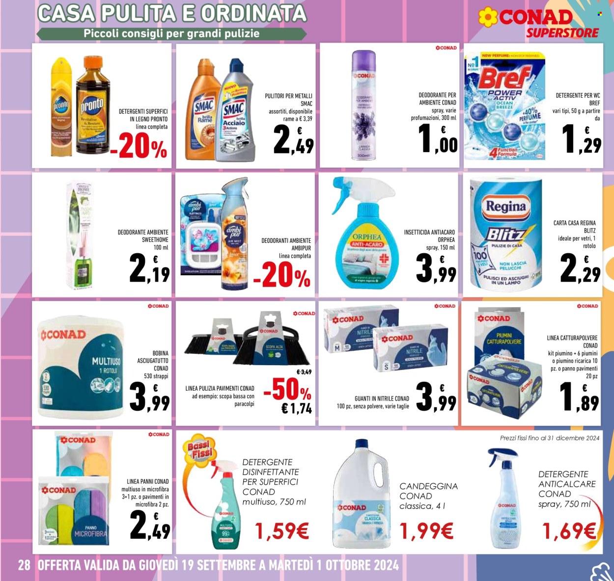 Volantino Conad Superstore - 19/9/2024 - 1/10/2024. Pagina 28