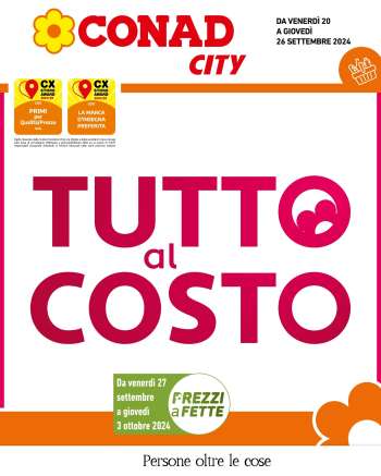 Volantino Conad City - 20/9/2024 - 26/9/2024.