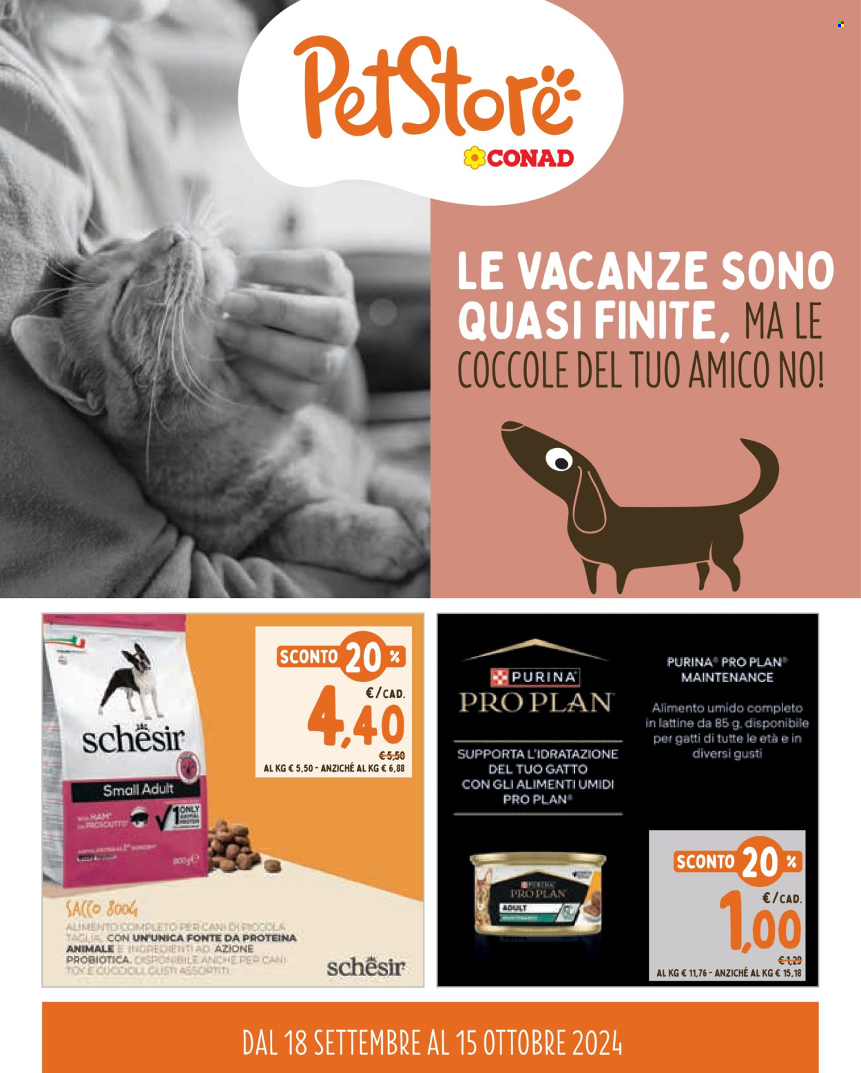 Leták Pet Store Conad - 18.9.2024 - 15.10.2024. Strana 1