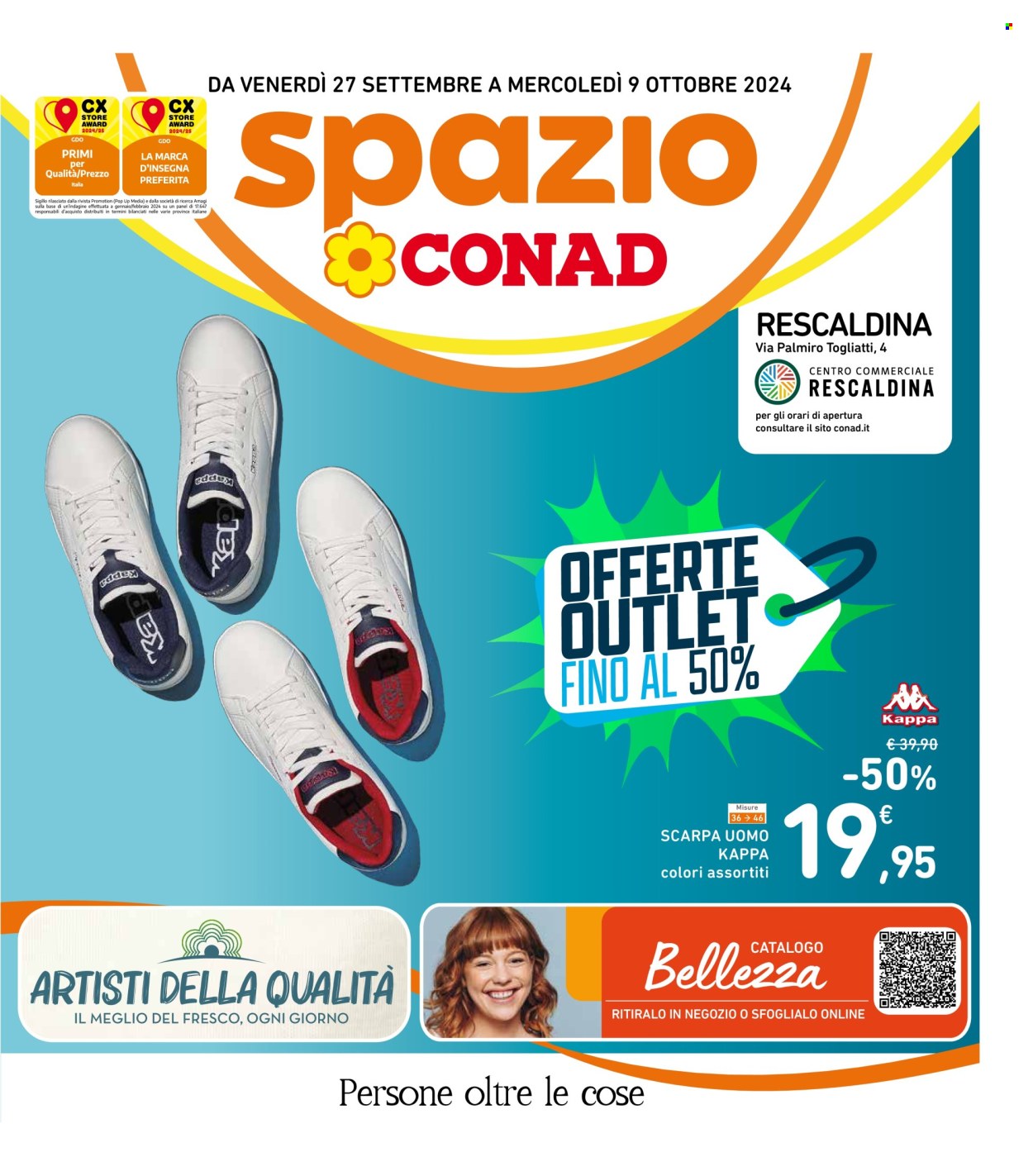 Volantino Spazio Conad - 27/9/2024 - 9/10/2024. Pagina 1