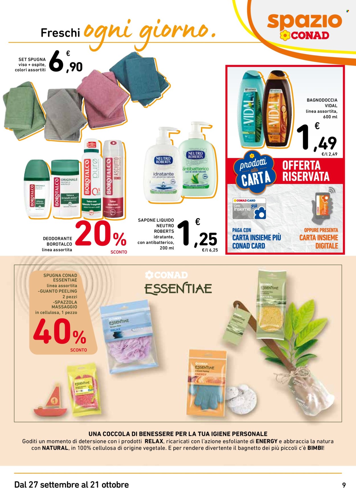 Volantino Spazio Conad - 27/9/2024 - 21/10/2024. Pagina 9