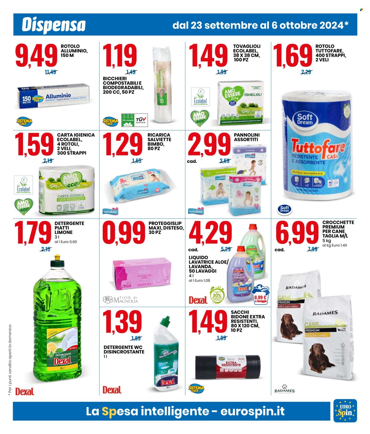 Volantino EuroSpin - 23/9/2024 - 6/10/2024. Pagina 5