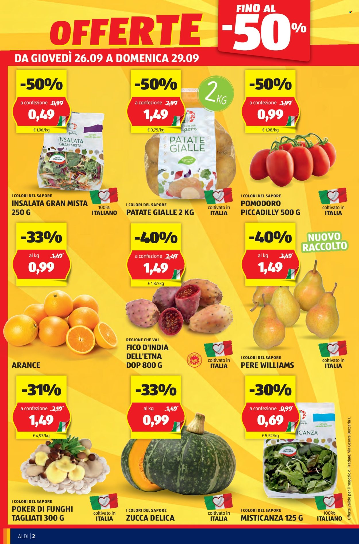 Volantino Aldi - 26/9/2024 - 29/9/2024. Pagina 2