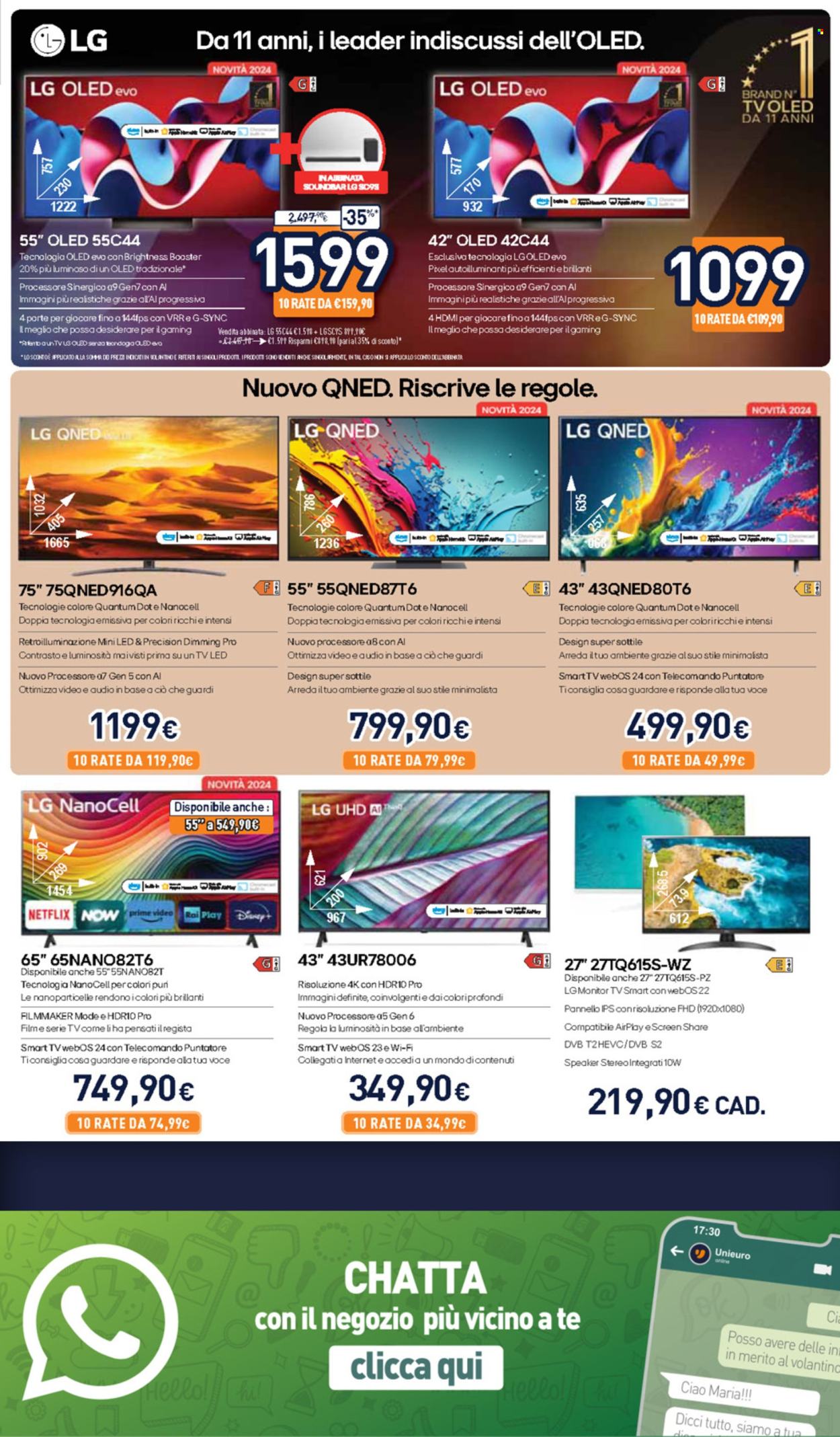 Volantino Unieuro - 20/9/2024 - 3/10/2024. Pagina 21
