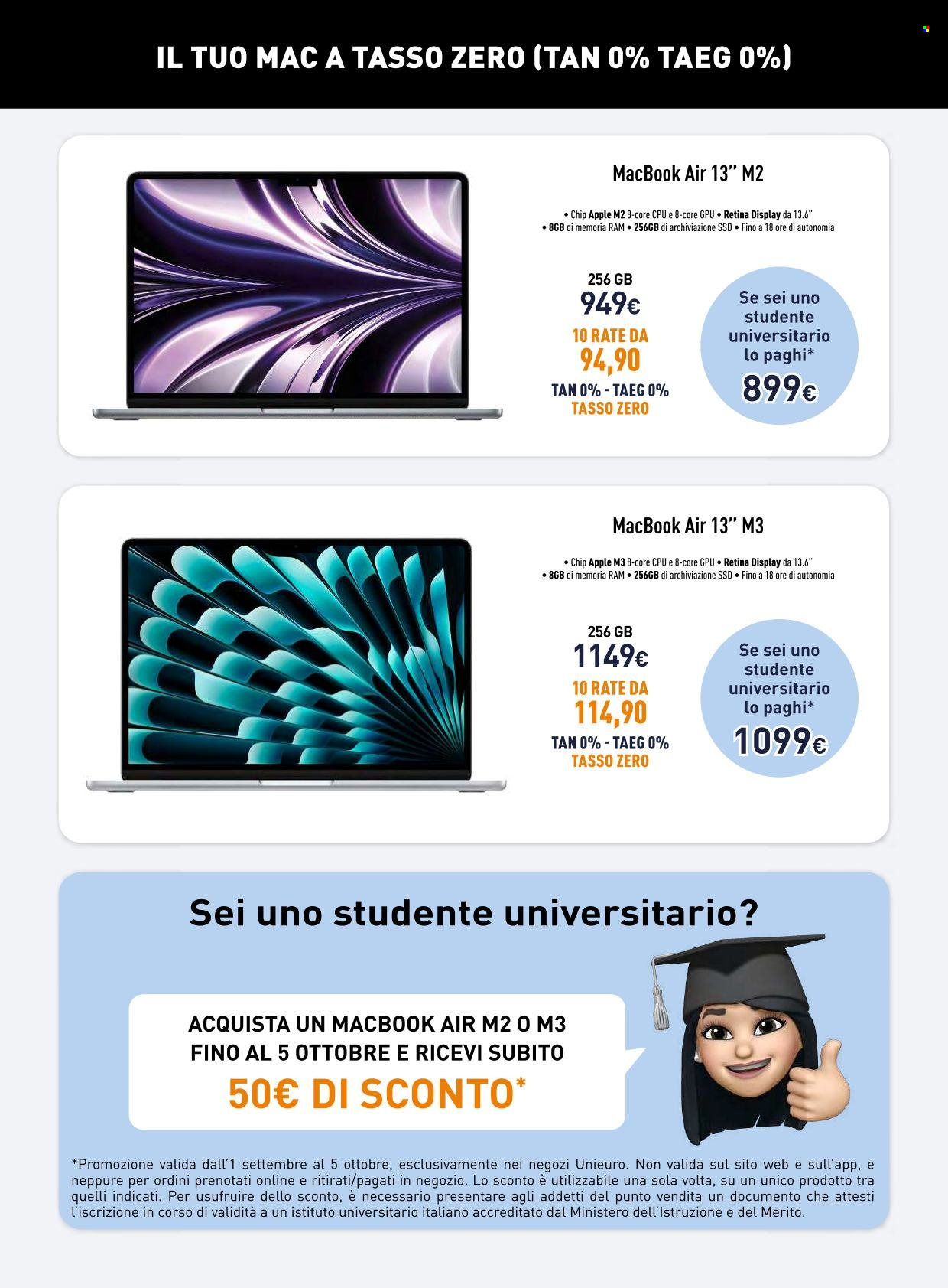 Volantino Unieuro - 20/9/2024 - 26/9/2024. Pagina 12