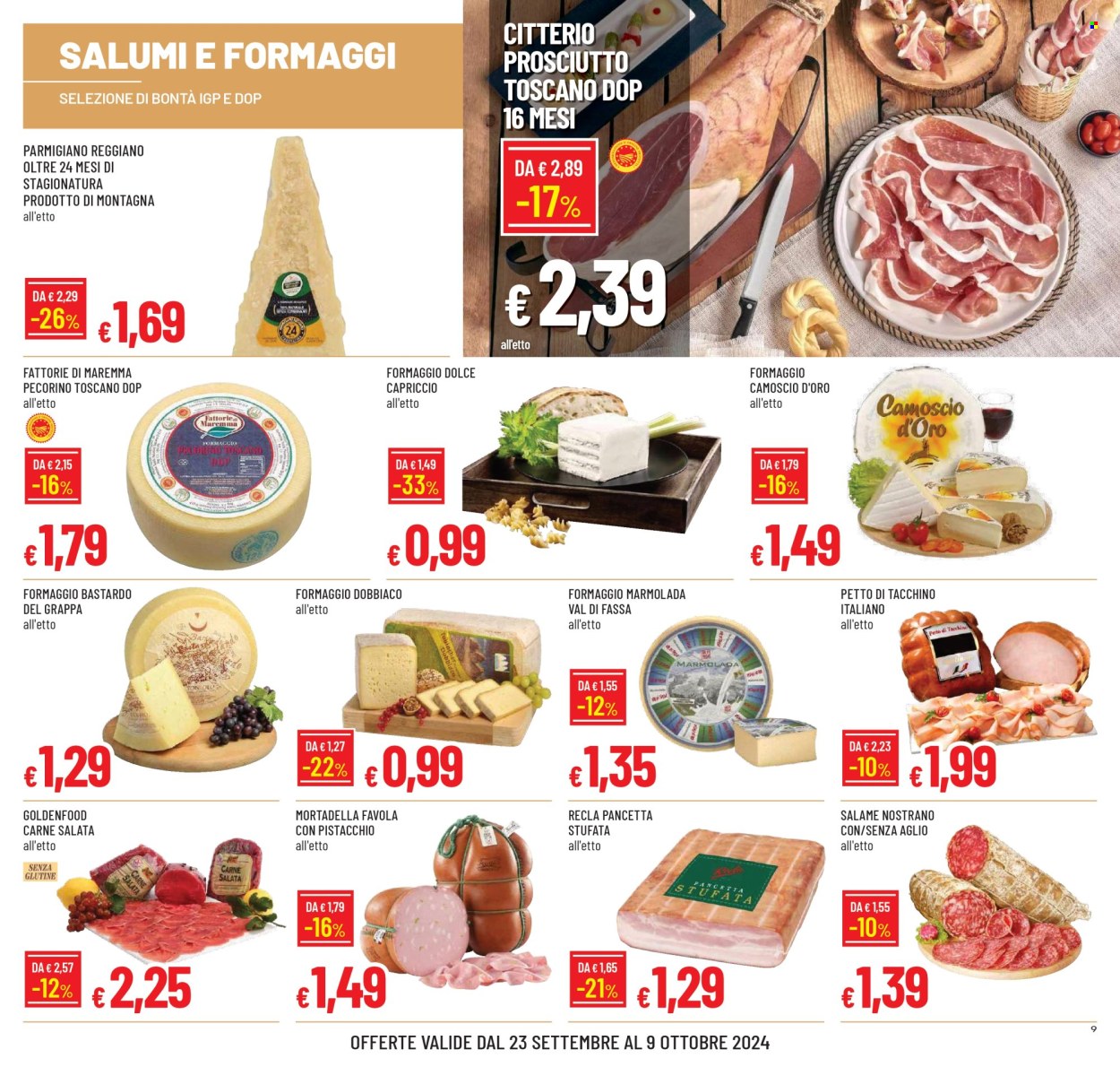Volantino Famila - 23/9/2024 - 9/10/2024. Pagina 9