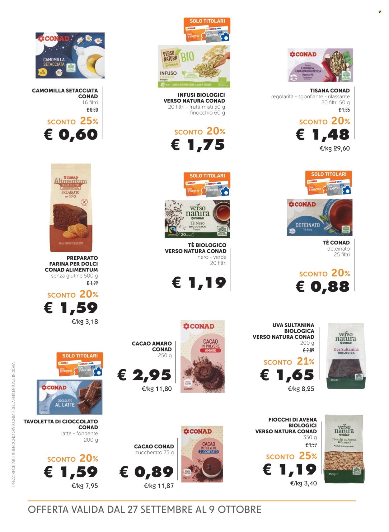 Volantino Conad - 27/9/2024 - 9/10/2024. Pagina 4