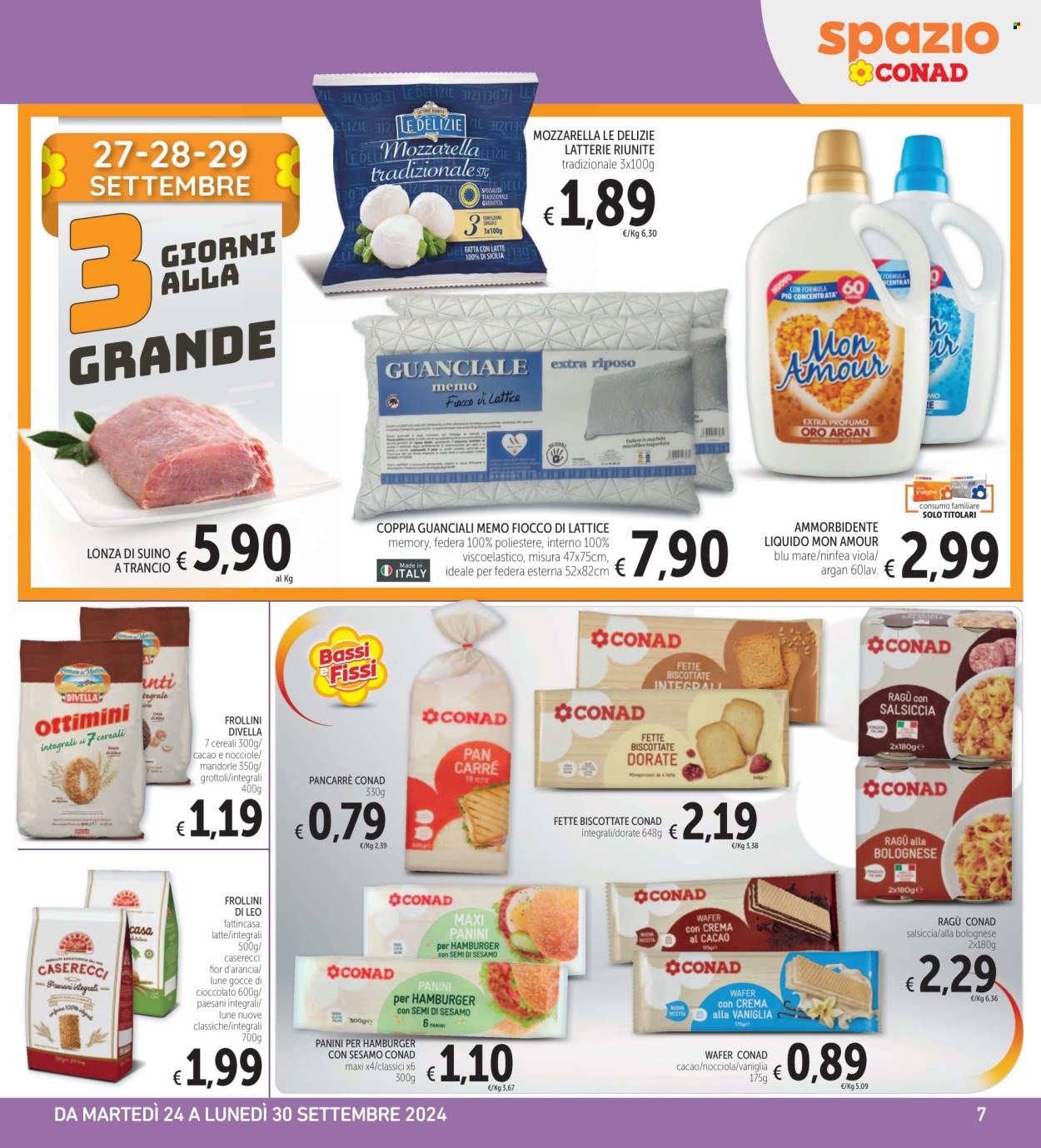 Volantino Spazio Conad - 24/9/2024 - 30/9/2024. Pagina 7