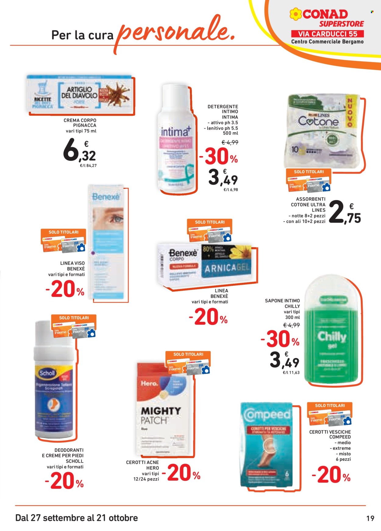 Volantino Conad Superstore - 27/9/2024 - 21/10/2024. Pagina 19