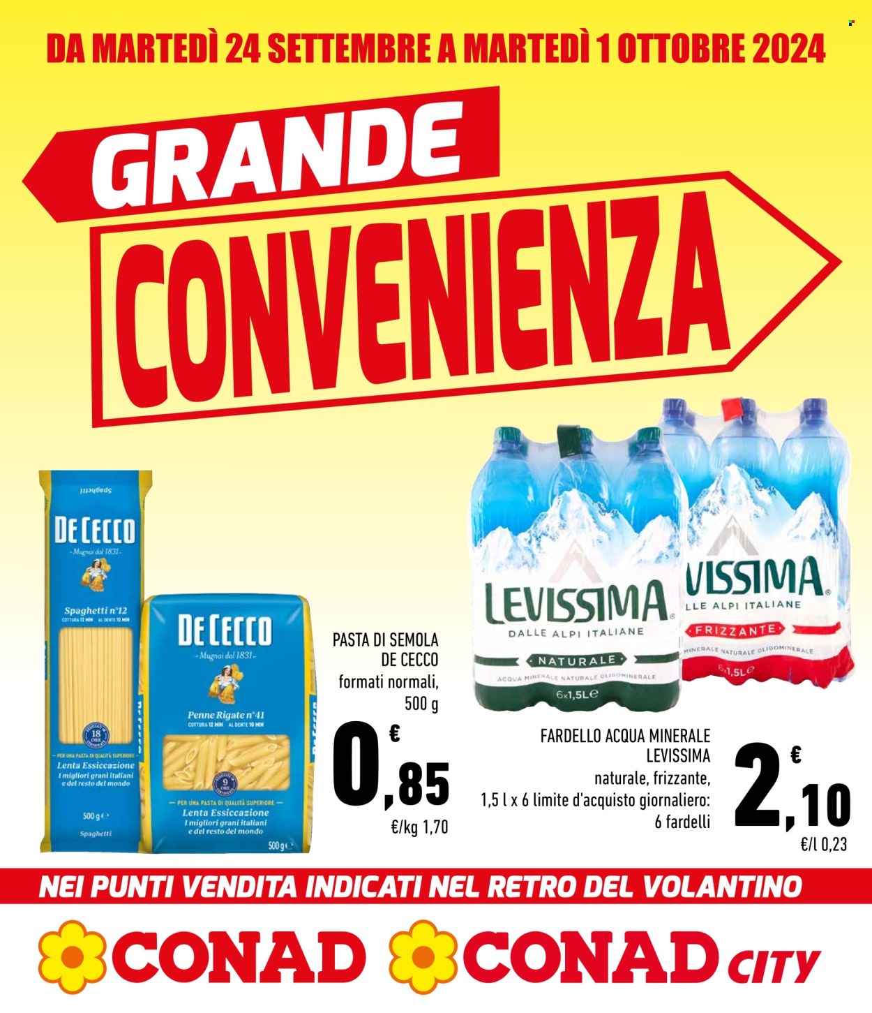 Leták Conad - 24.9.2024 - 1.10.2024. Strana 1