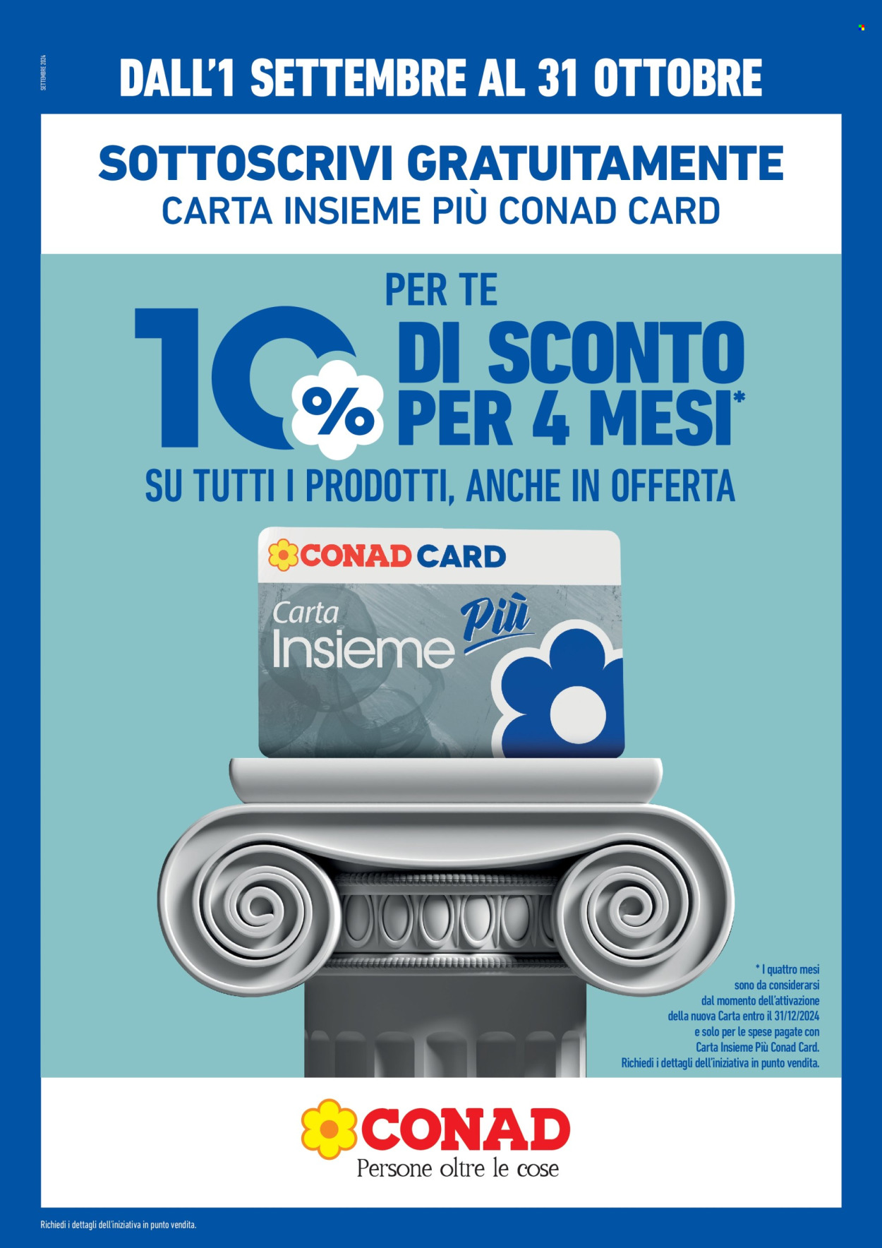 Volantino Spesa Facile Conad - 1/9/2024 - 31/10/2024. Pagina 1