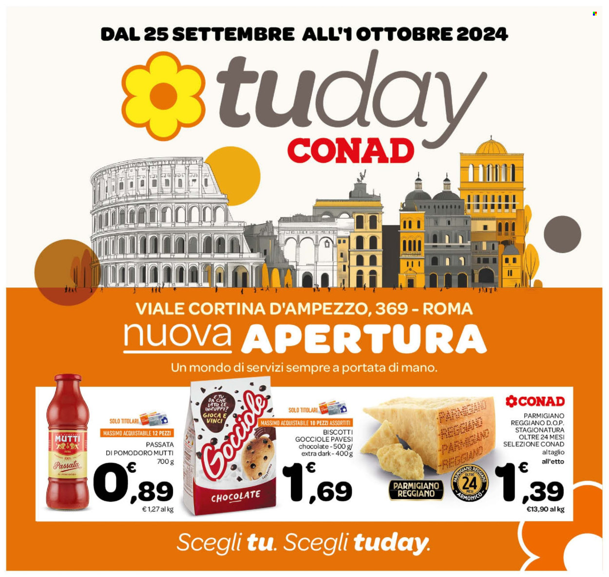 Leták TuDay Conad - 25.9.2024 - 1.10.2024. Strana 1