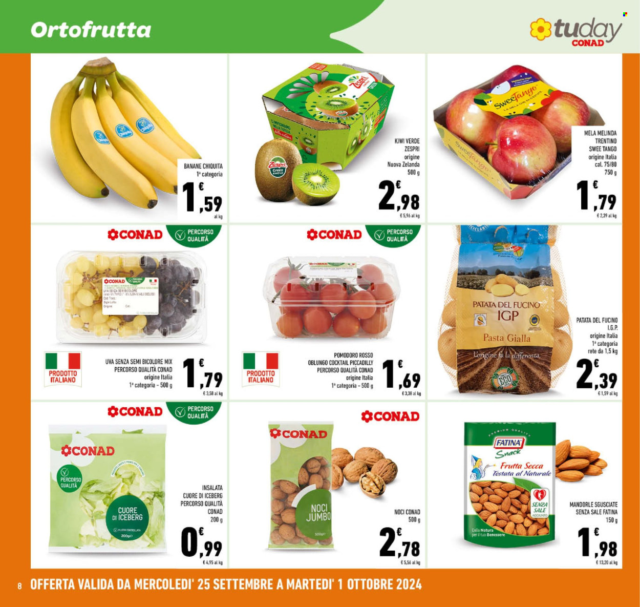 Leták TuDay Conad - 25.9.2024 - 1.10.2024. Strana 8