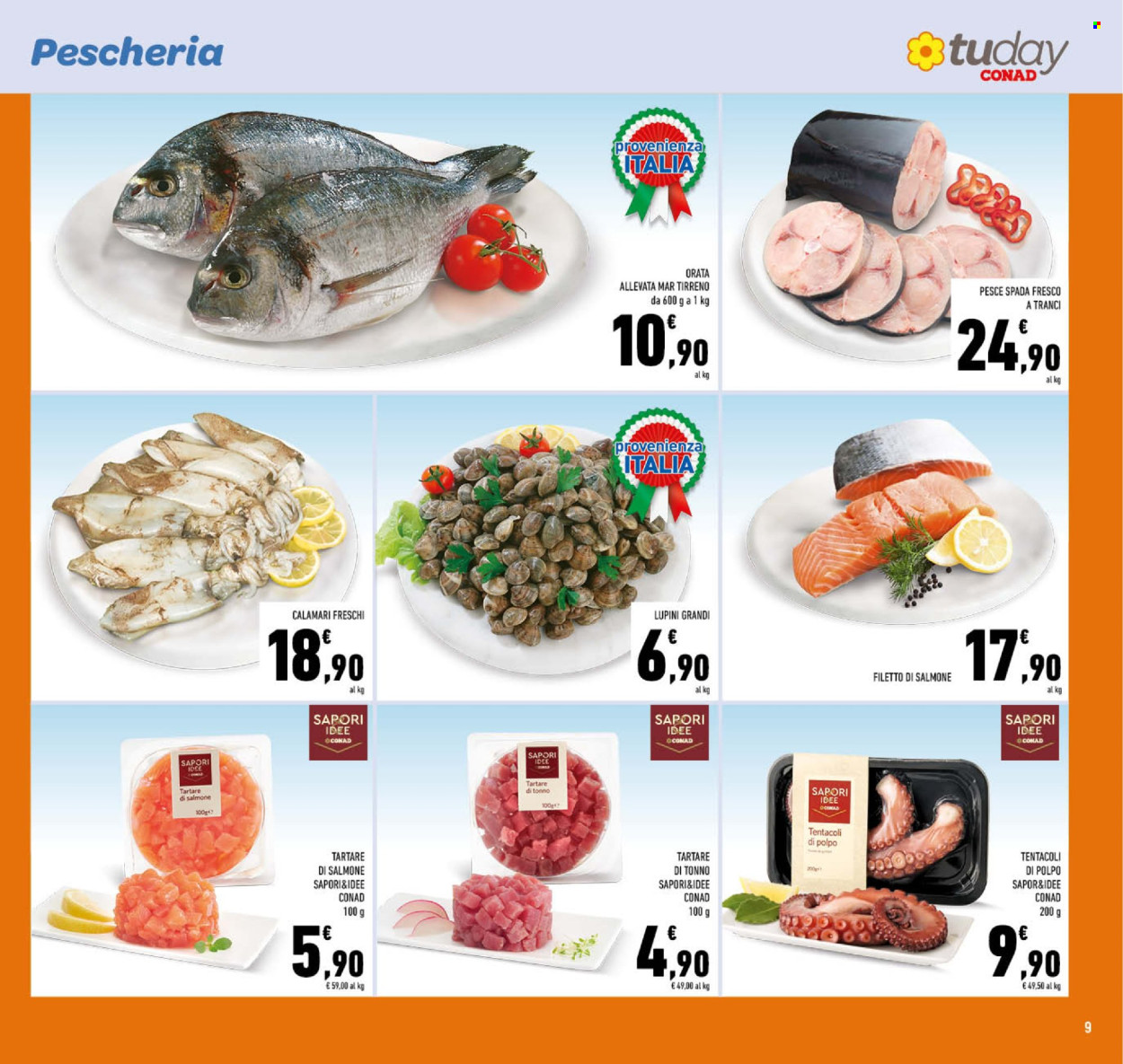 Leták TuDay Conad - 25.9.2024 - 1.10.2024. Strana 9